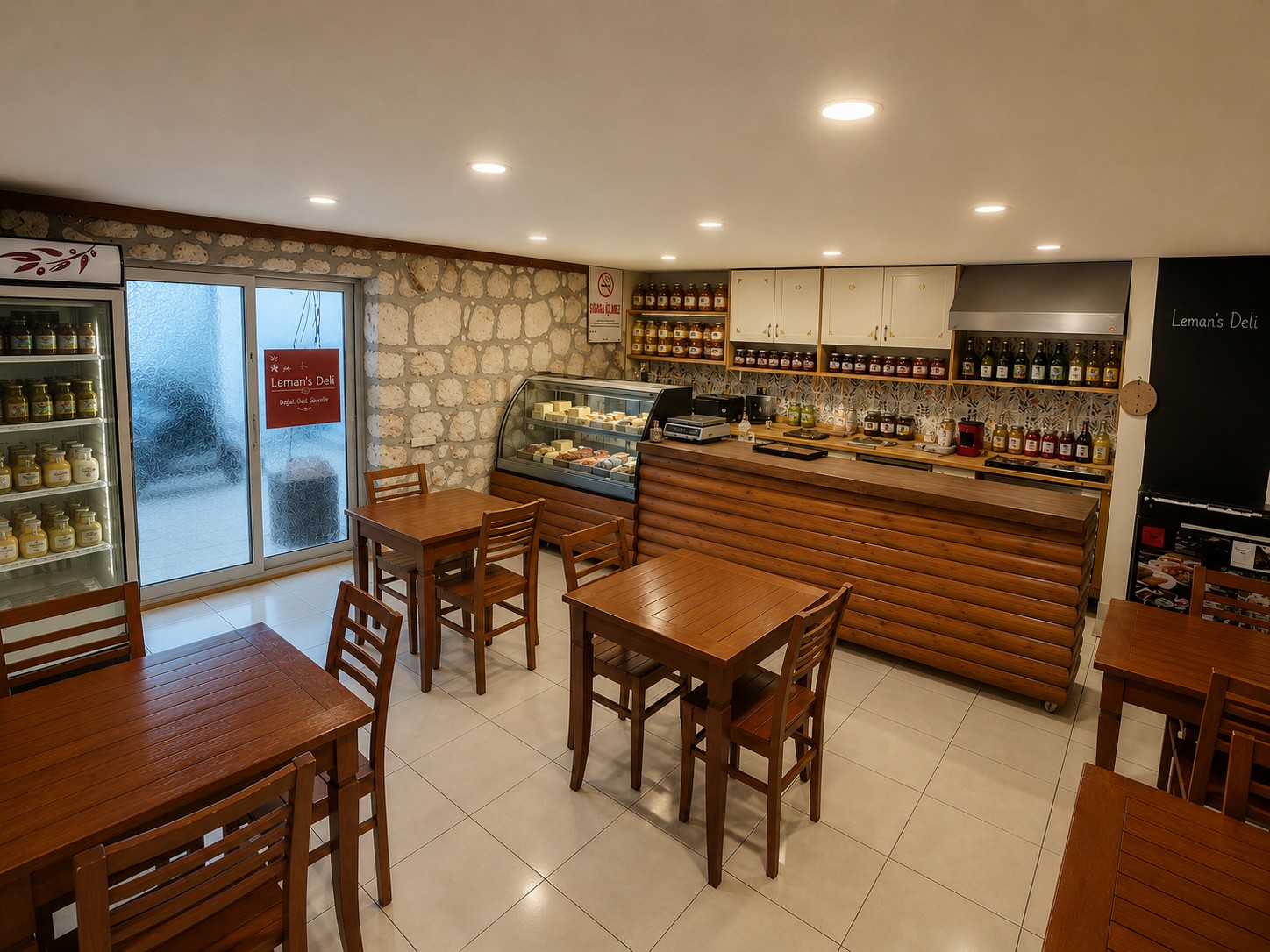 Leman’s Deli iç mekan