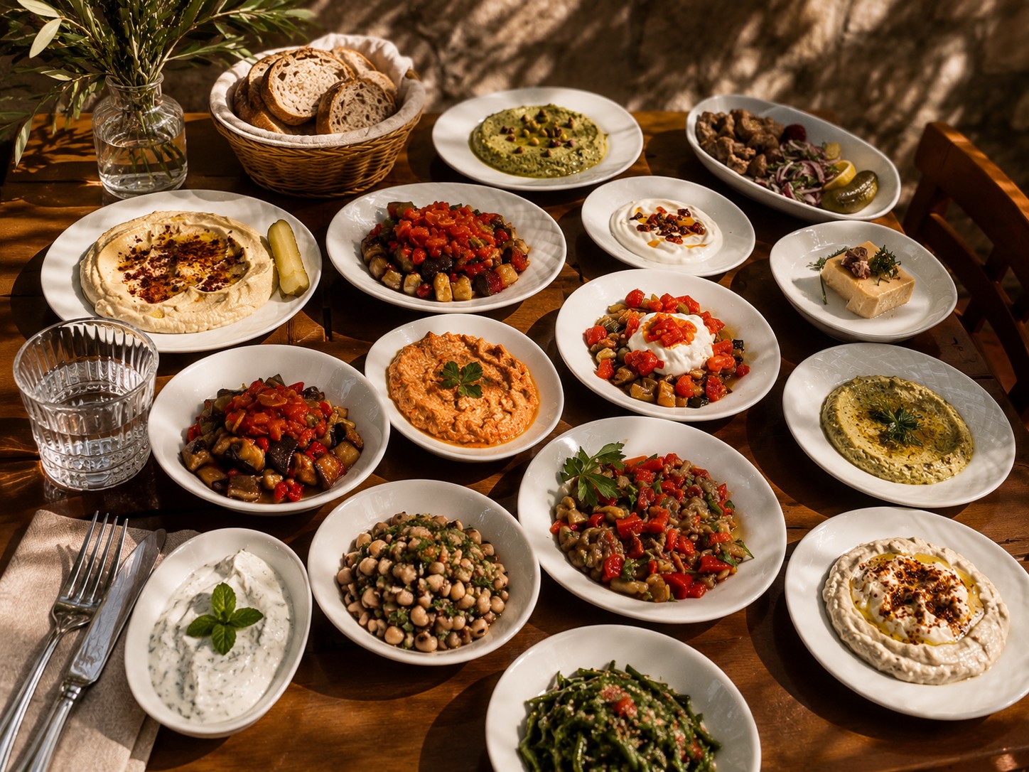 Leman's Deli günlük mezeleri
